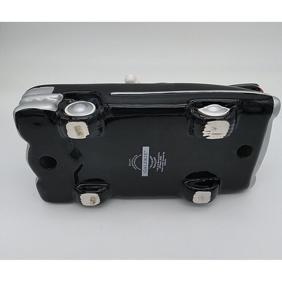 M&M's Rare Black & Silver Classic Cadillac Car Ceramic Candy Dish - 2002 Galerie - Picture 7 of 8